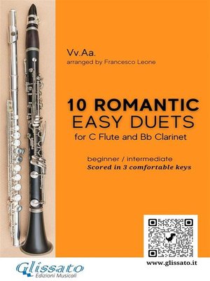 cover image of 10 Romantic Easy duets for Flute and Clarinet